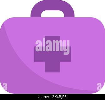 Trousse de premiers soins Covid, illustration, vecteur sur fond blanc. Illustration de Vecteur