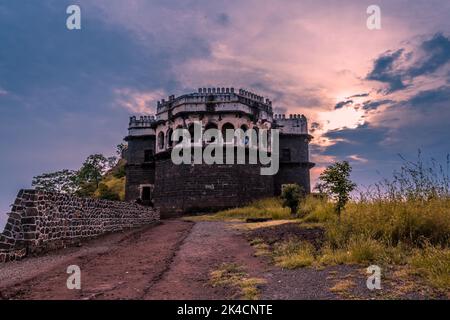 Une vue magnifique sur le fort de Daulatabad dans le village de Devagiri à Maharashtra, Inde au lever du soleil Banque D'Images