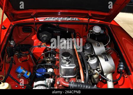 MOTEUR mg 4 cylindres. Banque D'Images