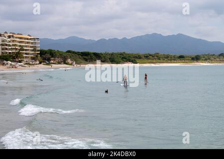 Une vue sur le paysage de la Punta de Mita , Nayarit , mexique Banque D'Images