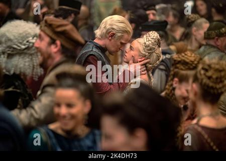 Matt Smith, Milly Alcock, 'House of the Dragon' (2022). Crédit photo