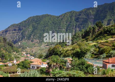 Vallée de Sao Vicente, Madère, Portugal, Europe Banque D'Images