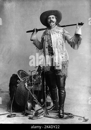 Buffalo Bill Cody - Burke-Koretke photo Chicago - 1892 Banque D'Images