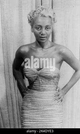 Joyce Bryant, chanteuse et actrice afro-américaine de jazz - 28 mai -1953 Banque D'Images