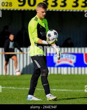 East Belfast FC contre Dunmurry Rec FC Banque D'Images