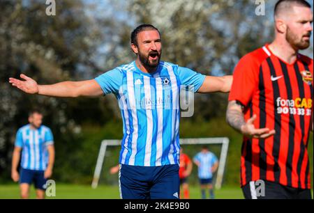 East Belfast FC contre Dunmurry Rec FC Banque D'Images