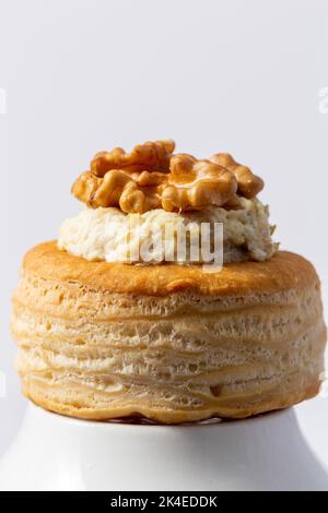 Ensemble de bouchée à la Reine appelé aussi généralement vol au vent Banque D'Images