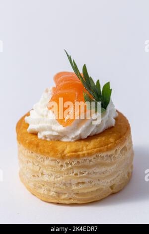 Ensemble de bouchée à la Reine appelé aussi généralement vol au vent Banque D'Images