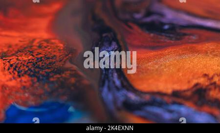mélange d'encre artistique hobby coloré abstrait bakgrund Banque D'Images