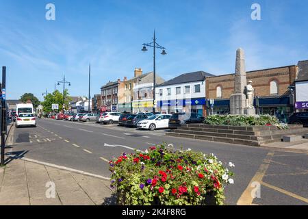 Broad Street, March, Cambridgeshire, Angleterre, Royaume-Uni Banque D'Images