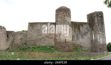 Tours du château de Pouance Banque D'Images