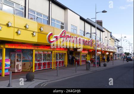 Gaiety Amusements, Pier Avenue, Clacton on Sea, Essex Banque D'Images