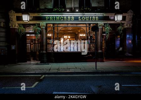 La princesse Louise pub à Holborn, London, UK Banque D'Images