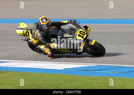 Buriram, Buri RAM, Thaïlande. 02nd octobre 2022. Buri RAM, Thaïlande le 2 octobre 2022: Luca Marini, ITA (Mooney VR46 Racing Team/ Ducati), lors des qualifications à 2022 OU Grand Prix de Thaïlande à Buri RAM; 02/10/2022; Foto: Thomas SCHREYER/ ATP images (SCHREYER Thomas /ATP/SPP) crédit: SPP Sport Press photo. /Alamy Live News Banque D'Images