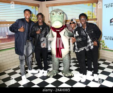 New York, États-Unis. 02nd octobre 2022. WanMor participant à la première mondiale de Lyle, Lyle, Crocodile qui s'est tenue à l'AMC Lincoln Square sur 2 octobre 2022 à New York, NY © Steven Bergman/AFF-USA.COM crédit: AFF/Alamy Live News Banque D'Images