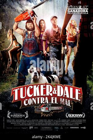 TUCKER ET DALE VS EVIL (2010), DIRIGÉ PAR ELI CRAIG. Copyright : usage éditorial uniquement. Aucune couverture de merchandising ou de livre. Il s'agit d'un document distribué publiquement. Droits d'accès uniquement, aucune licence de copyright fournie. Uniquement à reproduire en même temps que la promotion de ce film. CRÉDIT: EDEN ROCK MEDIA/LOOBY LOU/RELIANCE MOTION PICTU/URBAN ISLAND / ALBUM Banque D'Images