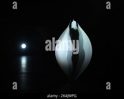 'Cabaret Nouvelle Burlesque' par le directeur artistique Kitty Hartl lors de l'édition 20th de la nuit Blanche à Paris, France sur 2 octobre 2022. Photo de Karim ait Adjedjou/ABACAPRESS.COM Banque D'Images