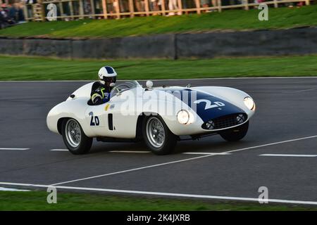 Tazio Ottis, Manuel Eliclabe, Ferrari 750 Monza, Freddie March Memorial Trophée, un événement de 60 minutes, deux pilotes pour les voitures de sport rappelant les neuf H Banque D'Images