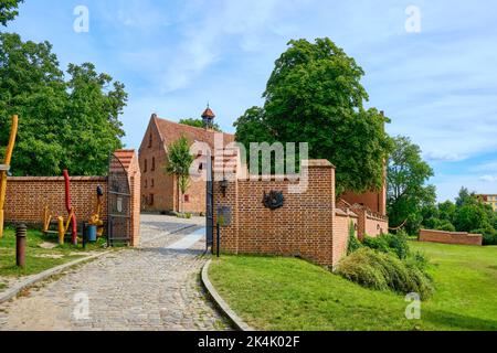 Le vieux château de Penzlin, également connu sous le nom de château de Maltzan, Penzlin, Mecklembourg-Poméranie occidentale, Allemagne. Banque D'Images