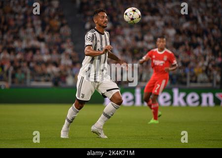 Danilo (Juventus) lors du match H de l'UEFA Champions League entre Juventus et SL Benfica au stade Allianz, le 14 septembre 2022 à Turin, I Banque D'Images