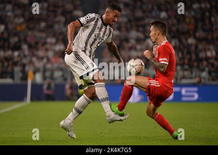 Danilo (Juventus) lors du match H de l'UEFA Champions League entre Juventus et SL Benfica au stade Allianz, le 14 septembre 2022 à Turin, I Banque D'Images