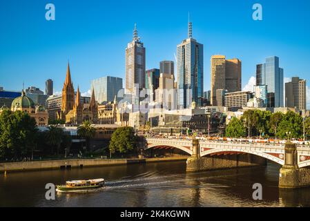 Quartier des affaires de Melbourne (CBD), victoria, Australie Banque D'Images