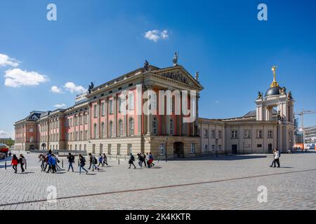 Palais de la ville de Potsdam et Parlement de l'État de Brandebourg, Alter Markt Banque D'Images