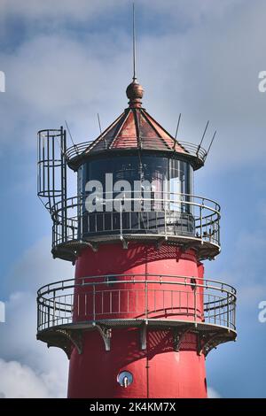Haut du phare à Buesum. Photo de haute qualité Banque D'Images