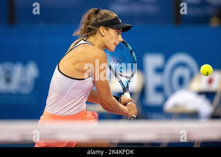 Hua Hin, Thaïlande. 03rd octobre 2022. HUA HIN, THAÏLANDE - OCTOBRE 3 : Antonia Schmidt d'Allemagne lors du deuxième tour de qualification contre Watsachol Sawatdee de Thaïlande lors de la TOURNÉE MONDIALE DE TENNIS de l'ITF CAL-COMP & XYZPRINTING 2022 à LA VRAIE ARENA HUA HIN on 3 octobre 2022 à HUA HIN, THAÏLANDE ( Credit: peter Van der Klooster/Alamy Live News Banque D'Images