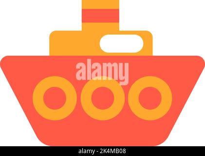 Logistique navire, illustration, vecteur sur fond blanc. Illustration de Vecteur