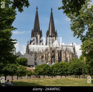 Kölner Dom (cathédrale de Cologne), Allemagne Banque D'Images