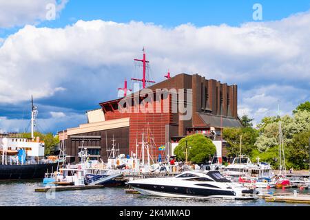 Vasamuseet et Wasahamnen, Djurgården, Stockholm, Suède Banque D'Images