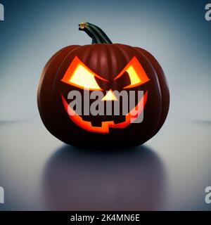 Différents modèles artistiques spécifiques à la saison d'Halloween sont basés sur des citrouilles spécifiques Banque D'Images