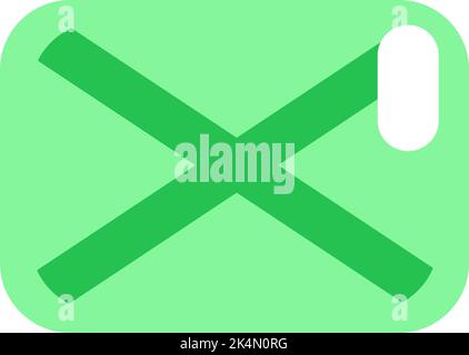 Notification de message téléphonique, illustration, vecteur sur fond blanc. Illustration de Vecteur