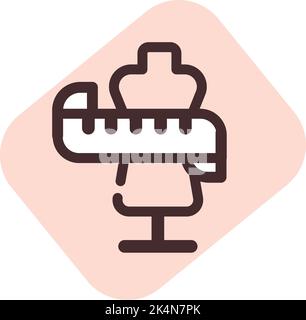 Maannequin textile, illustration, vecteur sur fond blanc. Illustration de Vecteur