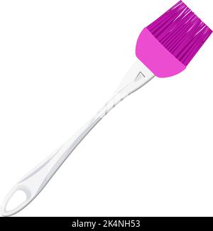 Brosse de cuisine, illustration, vecteur sur fond blanc. Illustration de Vecteur