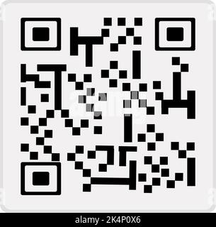 Code du scanner, illustration, vecteur sur fond blanc. Illustration de Vecteur