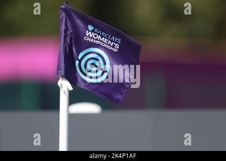 Vue générale d'un drapeau d'angle lors du match de la FA Women's Continental Tires League Cup entre Durham Women FC et Sheffield United au château de Maiden, à Durham City, le dimanche 2nd octobre 2022. (Credit: Mark Fletcher | MI News) Credit: MI News & Sport /Alay Live News Banque D'Images