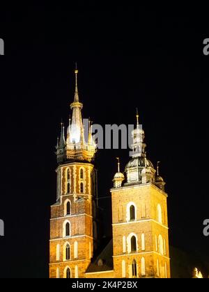 Cracovie, Pologne - 4 août 2018 : diverses images de la ville monumentale et historique Banque D'Images