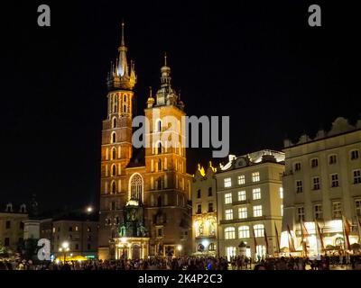 Cracovie, Pologne - 4 août 2018 : diverses images de la ville monumentale et historique Banque D'Images