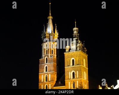 Cracovie, Pologne - 4 août 2018 : diverses images de la ville monumentale et historique Banque D'Images