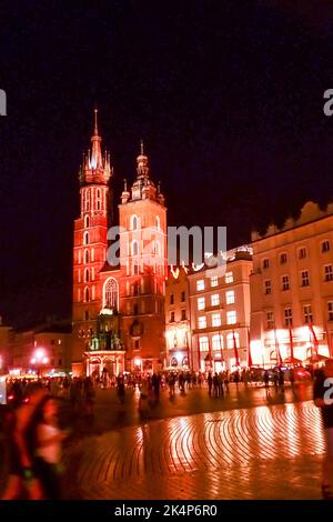 Cracovie, Pologne - 4 août 2018 : diverses images de la ville monumentale et historique Banque D'Images