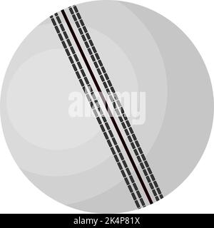 Balles de cricket blanches, illustration, vecteur sur fond blanc. Illustration de Vecteur