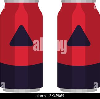 Soda, illustration, vecteur sur fond blanc. Illustration de Vecteur