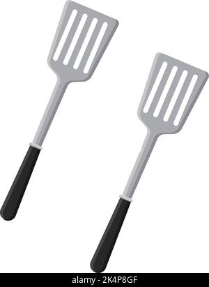 Spatules de cuisson, illustration, vecteur sur fond blanc. Illustration de Vecteur