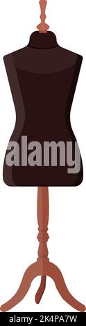 Personnalisez le mannequin, l'illustration et le vecteur sur un fond blanc. Illustration de Vecteur