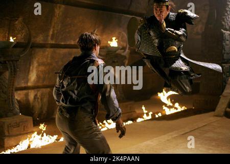 BRENDAN FRASER, Jet Li, La Momie : LA TOMBE DE L'Empereur Dragon, 2008 Banque D'Images