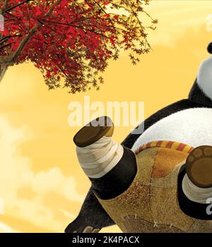 PO LE PANDA, maître Shifu, Kung Fu Panda, 2008 Banque D'Images