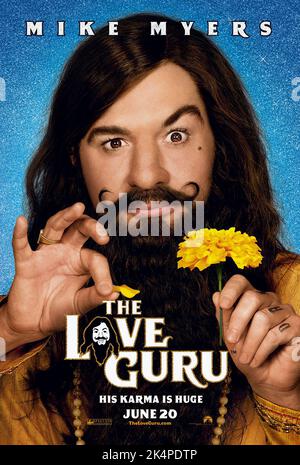 AFFICHE DE MIKE MYERS, LE GOUROU DE L'AMOUR, 2008 Banque D'Images