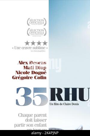 ALEX DESCAS, Mati Diop, affiche 35 coups de rhum, 2008 Banque D'Images